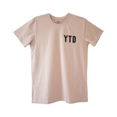 YEAH THE DADS MENS SMALL PRINT TEE BEIGE